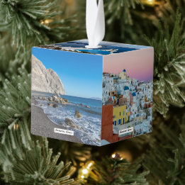 Insel Santorini, Griechenland Würfelornament