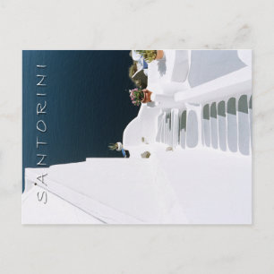 Insel Santorini Postkarte