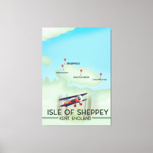 Insel Sheppey Kent England Reiseplakat Leinwanddruck