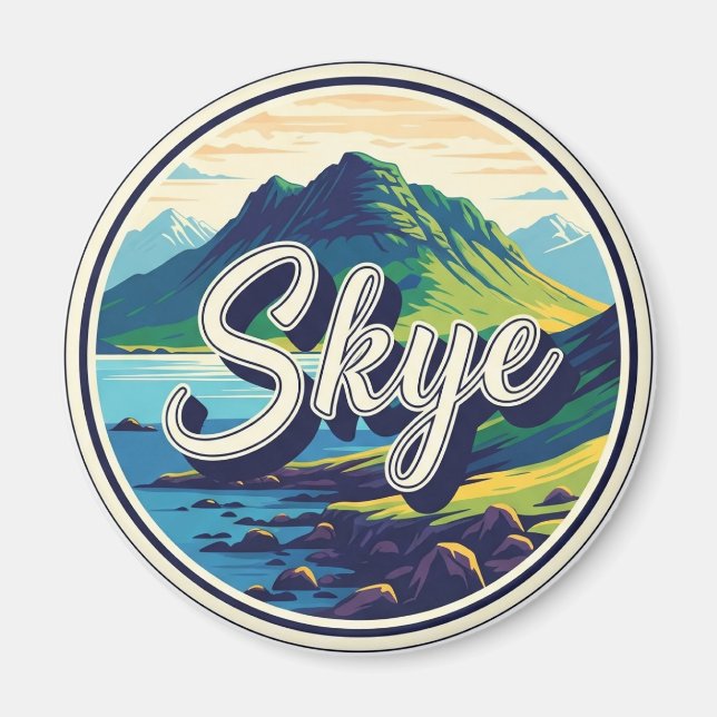 Insel Skye Herbrides Schottland Reise Magnet (Vorne)