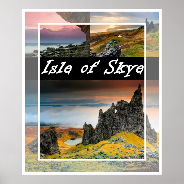 Insel Skye: Landschaftsposter Poster (Vorne)