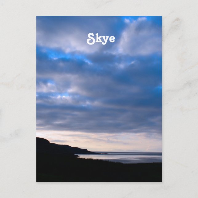 Insel Skye Postkarte (Vorderseite)