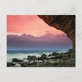 Insel Skye (Schottland), mit einer Kennzeichnung v Postkarte