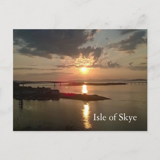 Insel Skye, Schottland Postkarte (Vorderseite)
