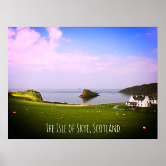 Insel Skye, Schottland, schönes Plakat