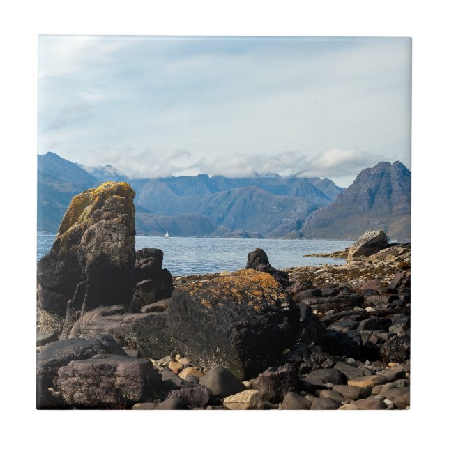 Insel Skye - Schottland, Vereinigtes Königreich Fliese (Vorderseite)