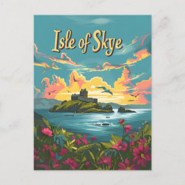 Insel Skye Vintage Kunst Postkarte