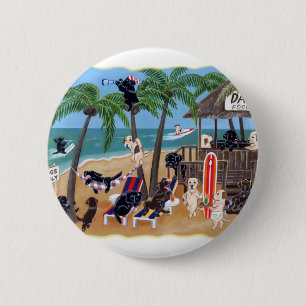 Insel-Sommer-Ferien Labradors Button