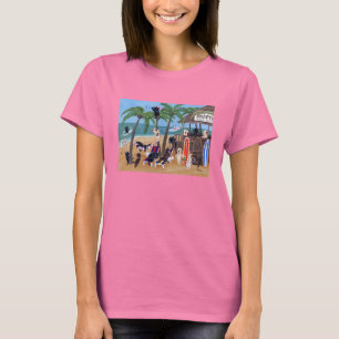 Insel-Sommer-Ferien Labradors T-Shirt