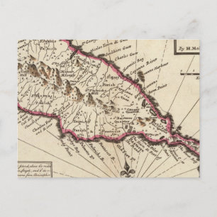 Insel St Christophers Postkarte