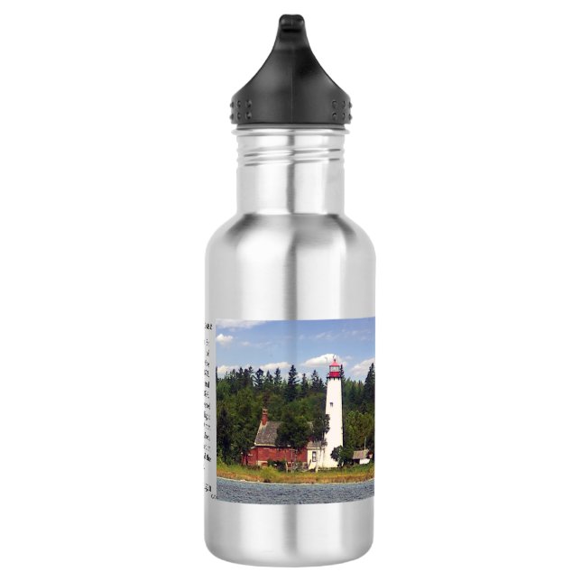 Insel St. Helena Lighthouse Wasserflasche (Rechts)