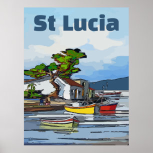 Insel St. Lucia, Poster