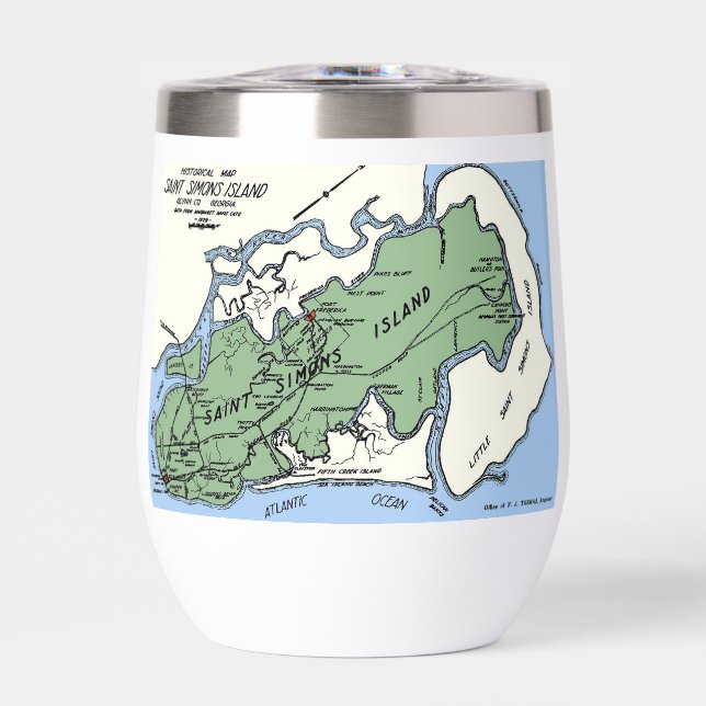 Insel St. Simons (Vorderseite)