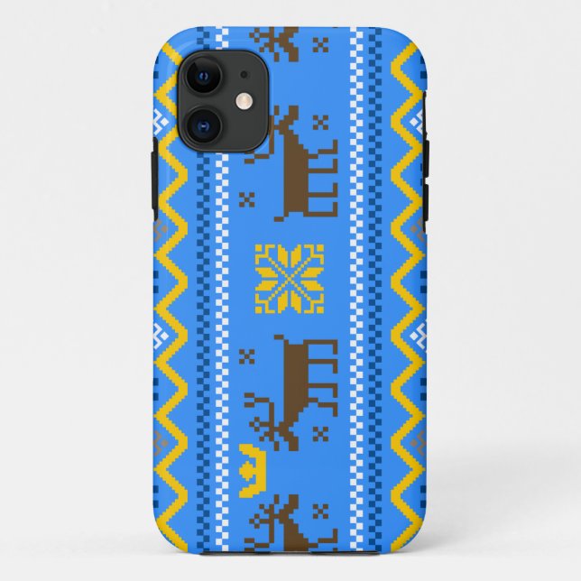 Insel-Telefonkasten Elche Schwede-Saabs Volvo Case-Mate iPhone Hülle (Rückseite)