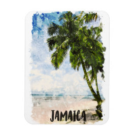 Insel Tropical Jamaica Magnet