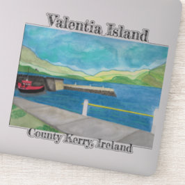 Insel Valentia Aufkleber