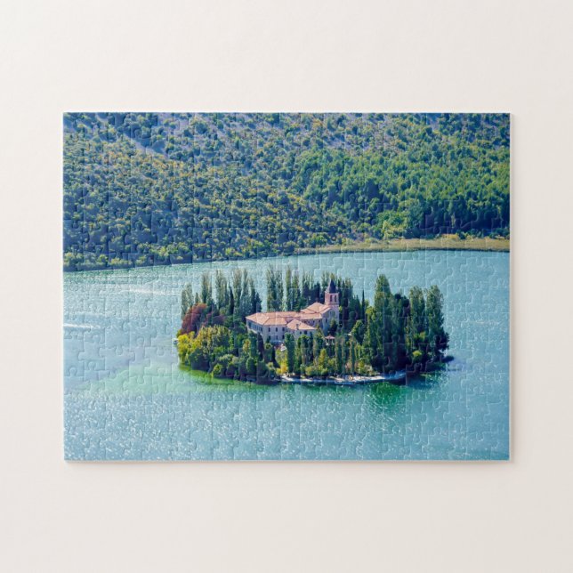 Insel Visovac Kloster in Krka NP - Kroatien (Horizontal)