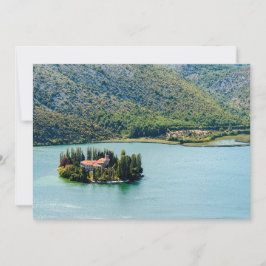 Insel Visovac Kloster in Krka NP - Kroatien Einladung