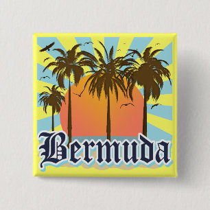 Insel von Bermuda-Andenken Button