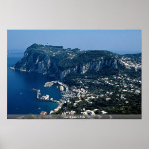 Insel von Capri, Italien Poster