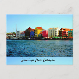 Insel von Curaçao entwarf durch Admiro Postkarte