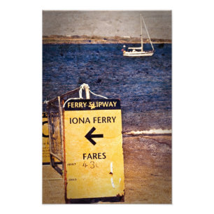 Insel von Iona Druck