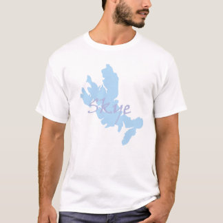 Insel von Skye Karte und von Text T - Shirt