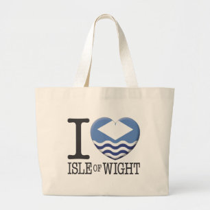 Insel von Wight Jumbo Stoffbeutel