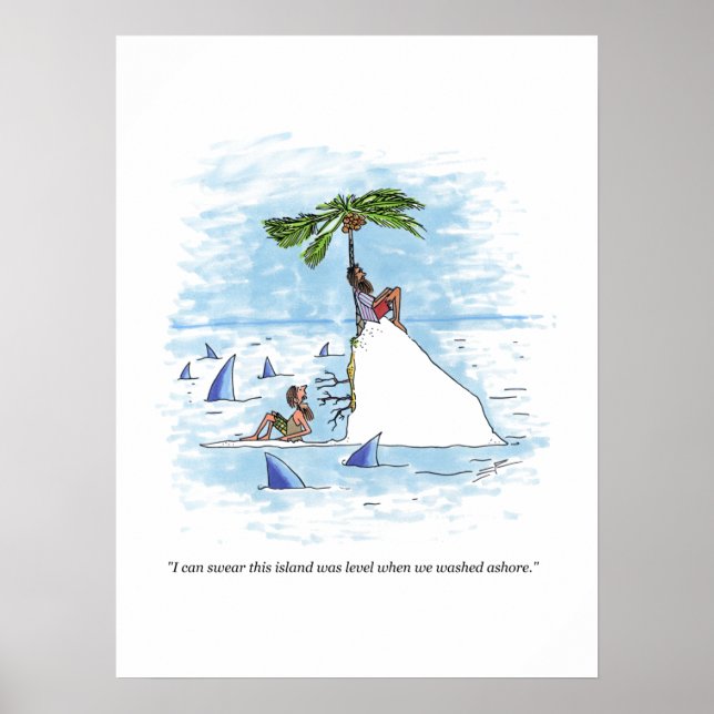 Insel war Level Matte Poster (Vorne)