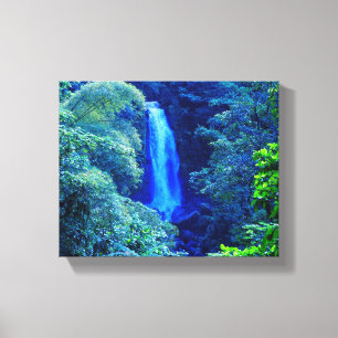 Insel-Wasserfall Leinwanddruck