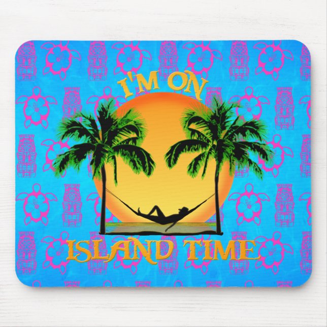 Insel-Zeit Mousepad (Vorne)