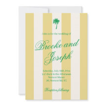 Inselhandschrift Palm Cabana Strand Retro gelb Hoc