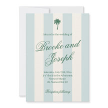 Inselhawaii-Palm-Streifen-Cabana-Strand Retro-blau