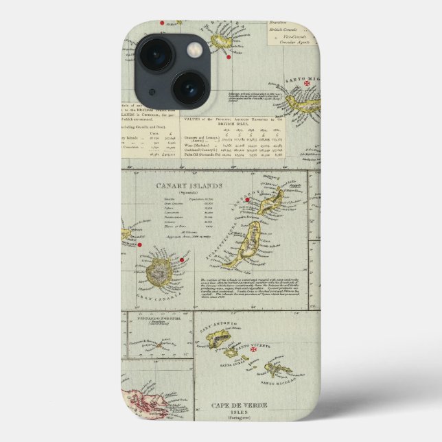 Inseln, Atlantik Case-Mate iPhone Hülle (Rückseite)