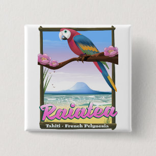 Inseln der Raiatea Society, Tahiti, Französisch-Po Button