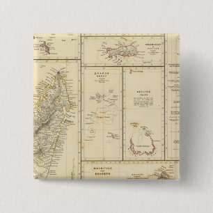 Inseln des Indischen Ozeans Button