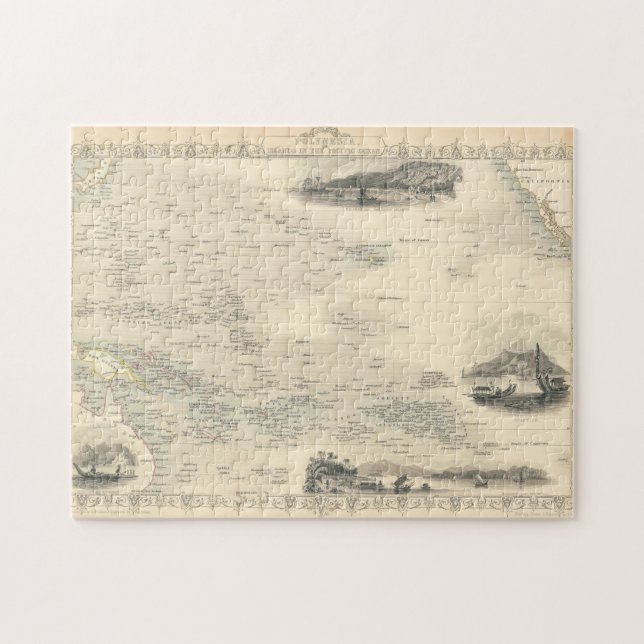 Inseln des Polynesiens | im Pazifischen Ozean (Horizontal)