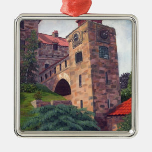 Inseln des Sänger-Schloss-1000 Silbernes Ornament