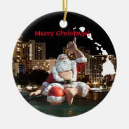 Inseln Hawaiis Sankt und Hawaiis Keramik Ornament