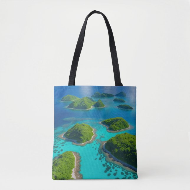 "Inseln im Beutel: Ocean Paradise Carry-All" Tasche (Vorderseite)