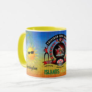 Inseln in der Sonne Trinbago Souvenir Tasse