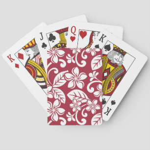 INSELPLUMERIA (KARDINAL RED) Spielkarten