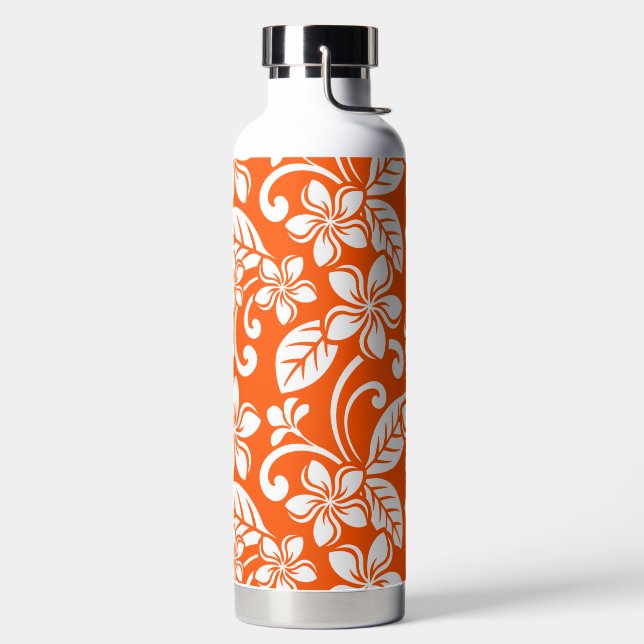 INSELPLUMERIA (SEHR ORANGE) TRINKFLASCHE (links)