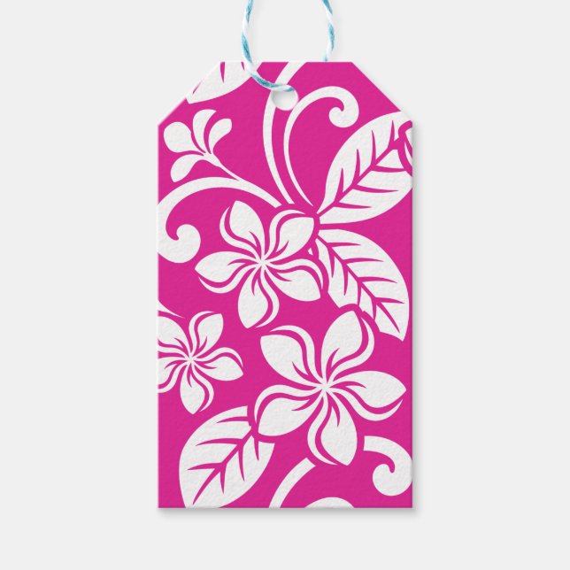 INSELPLUMERIE (HOT PINK) GESCHENKANHÄNGER (Vorderseite)