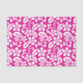 INSELPLUMERIE (HOT PINK) SEIDENPAPIER