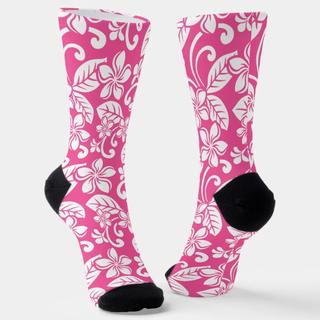 INSELPLUMERIE (WATERMELONPINK) SOCKEN (Gewinkelt)