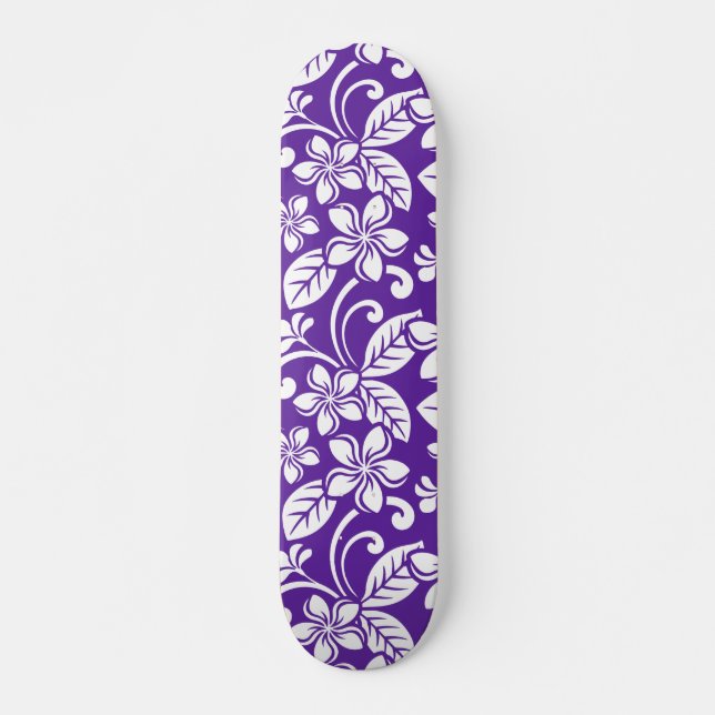 INSELPLUMERIEN (LILA) SKATEBOARD (Vorne)