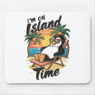 Inseltraum Tropical Travel Relax Zeit Pinguin Mousepad
