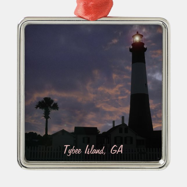 Inselzeit Ornament Aus Metall (Vorne)