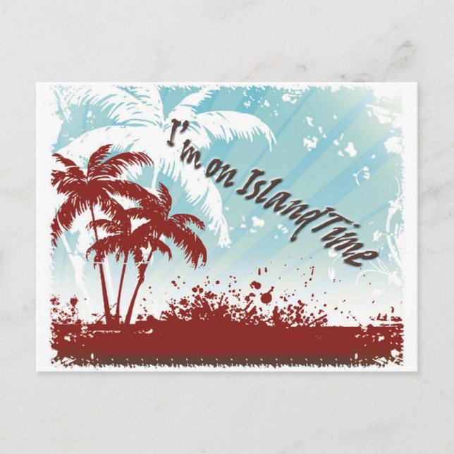 Inselzeit Postkarte (Vorderseite)